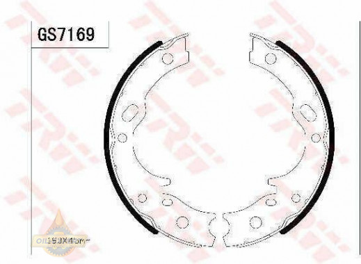 Trw Колодки тормозные барабанные TRW GS7169 - Картинка 1