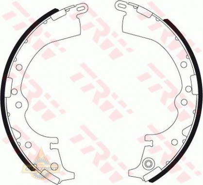 Trw Колодки тормозные барабанные TRW GS7333 - Картинка 1