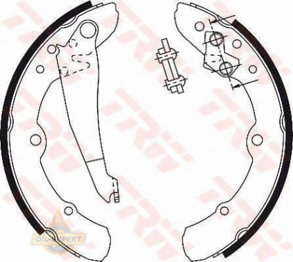 Trw Колодки тормозные барабанные TRW GS8113 - Картинка 1