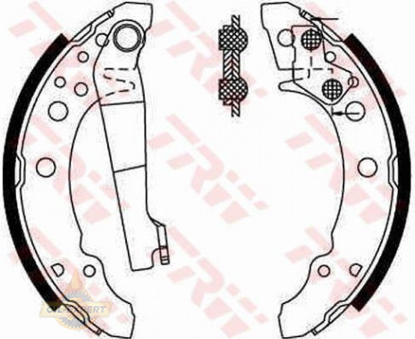 Trw Колодки тормозные барабанные TRW GS8166 - Картинка 1