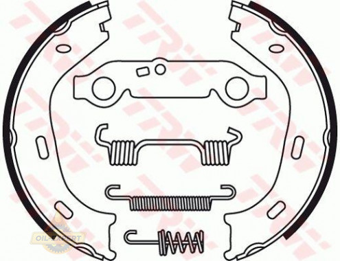 Trw Колодки тормозные барабанные TRW GS8218 - Картинка 1