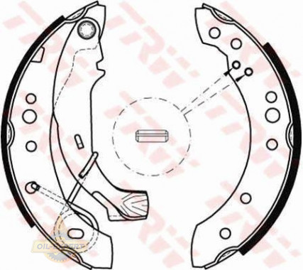 Trw Колодки тормозные барабанные TRW GS8467 - Картинка 2