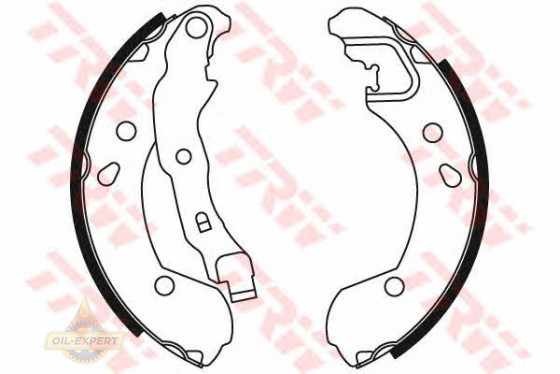 Trw Колодки тормозные барабанные TRW GS8470 - Картинка 1