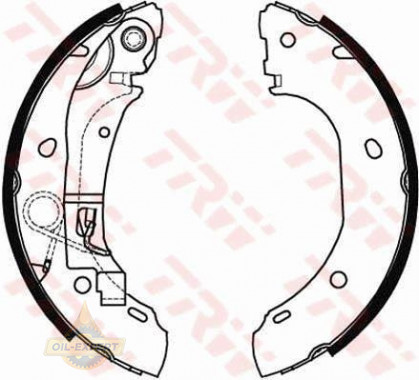 Trw Колодки тормозные барабанные TRW GS8472 - Картинка 1