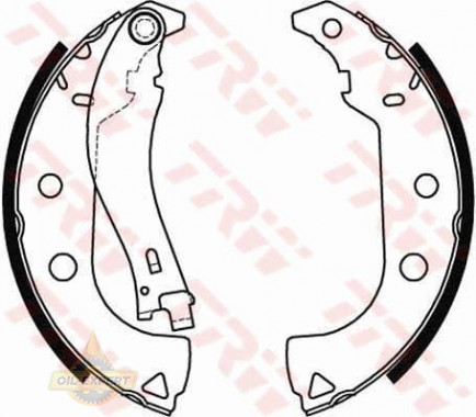Trw Колодки тормозные барабанные TRW GS8484 - Картинка 3