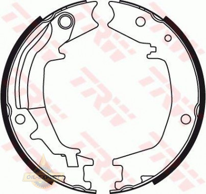 Trw Колодки тормозные барабанные TRW GS8489 - Картинка 1