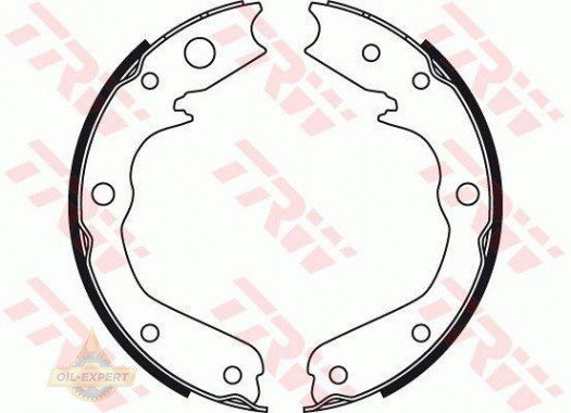 Trw Колодки тормозные барабанные TRW GS8497 - Картинка 1
