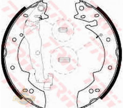 Trw Колодки тормозные барабанные TRW GS8524 - Картинка 1