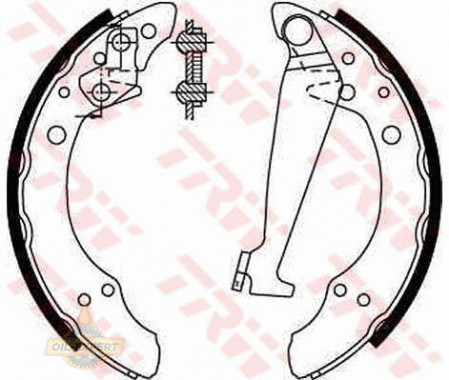 Trw Колодки тормозные барабанные TRW GS8526 - Картинка 3