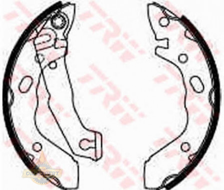 Trw Колодки тормозные барабанные TRW GS8568 - Картинка 1