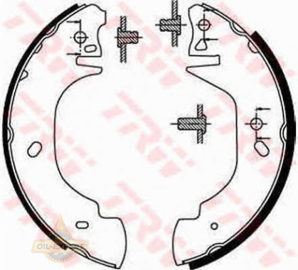 Trw Колодки тормозные барабанные TRW GS8629 - Картинка 1