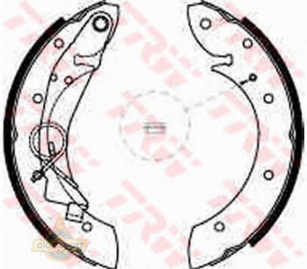 Trw Колодки тормозные барабанные TRW GS8635 - Картинка 3