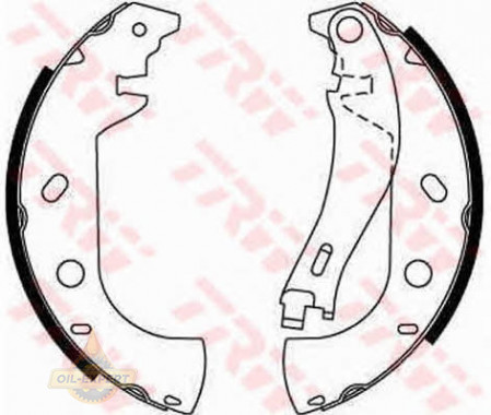 Trw Колодки тормозные барабанные TRW GS8653 - Картинка 3