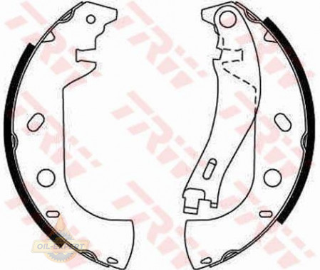 Trw Колодки тормозные барабанные TRW GS8653 - Картинка 1