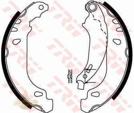 Trw Колодки тормозные барабанные TRW GS8669 - Картинка 3