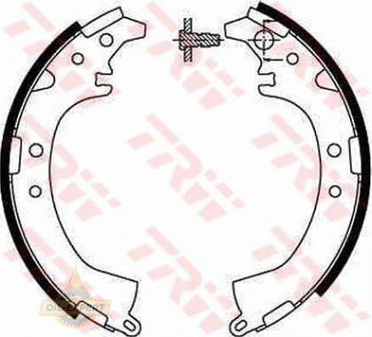 Trw Колодки тормозные барабанные TRW GS8672 - Картинка 1