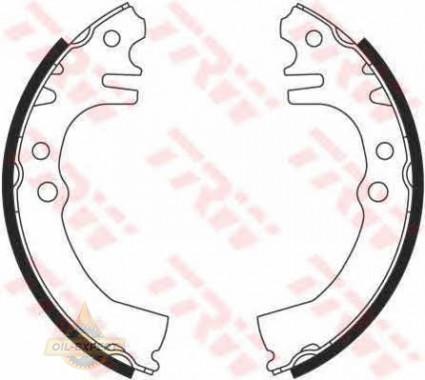 Trw Колодки тормозные барабанные TRW GS8699 - Картинка 1