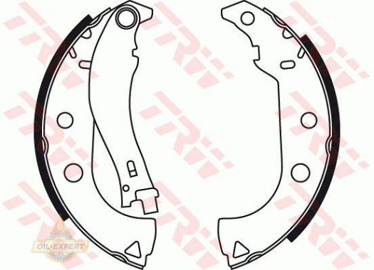 Trw Колодки тормозные барабанные TRW GS8708 - Картинка 1