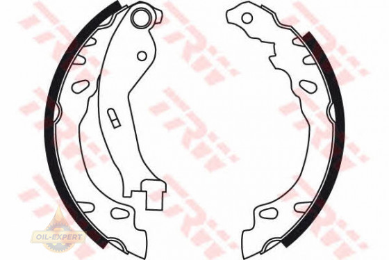 Trw Колодки тормозные барабанные TRW GS8711 - Картинка 1