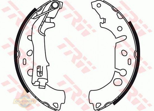 Trw Колодки тормозные барабанные TRW GS8719 - Картинка 1
