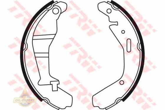 Trw Колодки тормозные барабанные TRW GS8724 - Картинка 1
