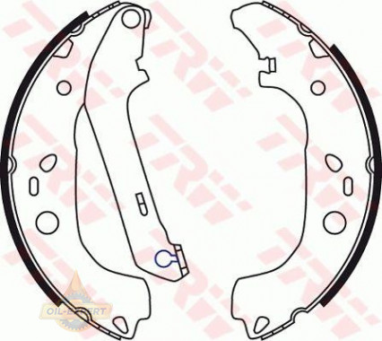 Trw Колодки тормозные барабанные TRW GS8736 - Картинка 1