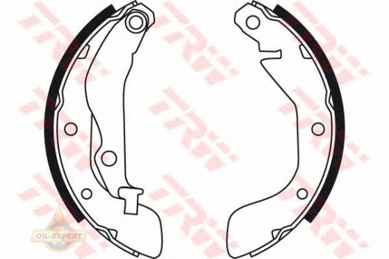 Trw Колодки тормозные барабанные TRW GS8760 - Картинка 1