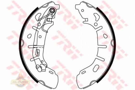 Trw Колодки тормозные барабанные TRW GS8799 - Картинка 1
