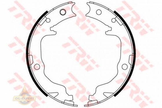 Trw Колодки тормозные барабанные TRW GS8804 - Картинка 1