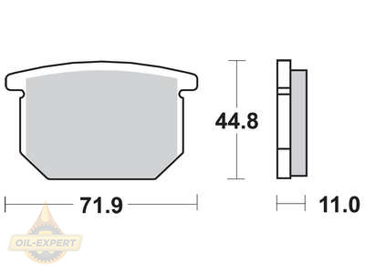 Trw Колодки тормозные мото TRW MCB501 - Картинка 1