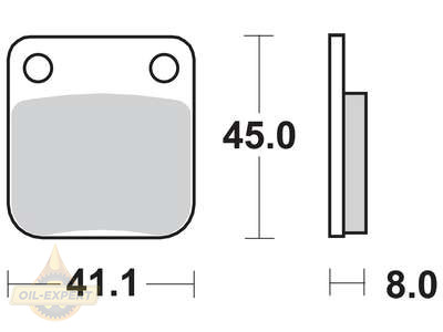 Trw Колодки тормозные мото TRW MCB510SI - Картинка 1