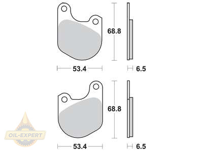 Trw Колодки тормозные мото TRW MCB511 - Картинка 1