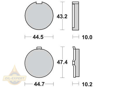 Trw Колодки тормозные мото TRW MCB513 - Картинка 1