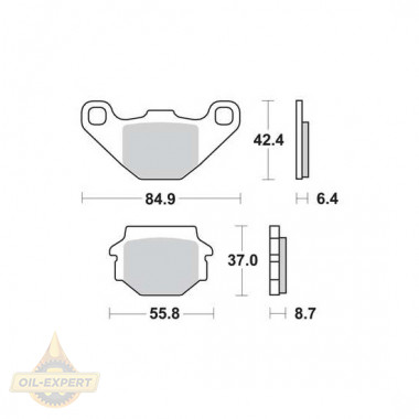 Trw Колодки тормозные мото TRW MCB517 - Картинка 1