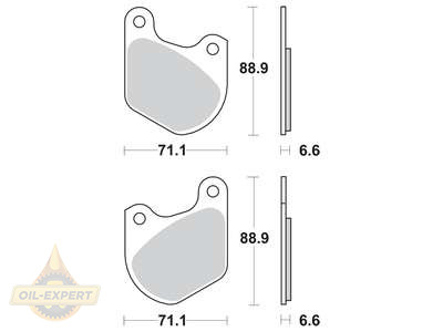 Trw Колодки тормозные мото TRW MCB518 - Картинка 1