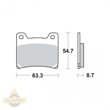 Trw Колодки тормозные мото TRW MCB530 - Картинка 1