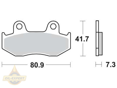 Trw Колодки тормозные мото TRW MCB534 - Картинка 1