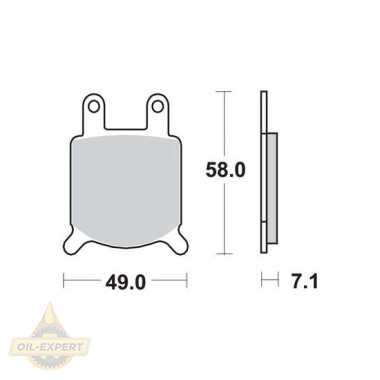 Trw Колодки тормозные мото TRW MCB536 - Картинка 1