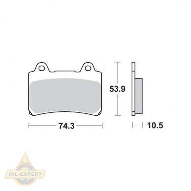 Trw Колодки тормозные мото TRW MCB559 - Картинка 1