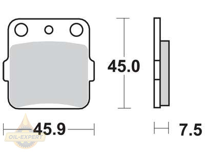 Trw Колодки тормозные мото TRW MCB561SI - Картинка 1