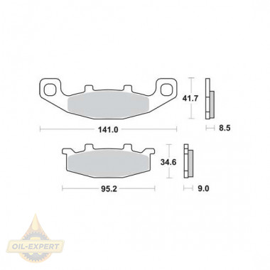 Trw Колодки тормозные мото TRW MCB569SH - Картинка 1