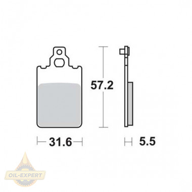 Trw Колодки тормозные мото TRW MCB578 - Картинка 1