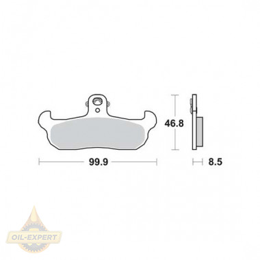 Trw Колодки тормозные мото TRW MCB579 - Картинка 1