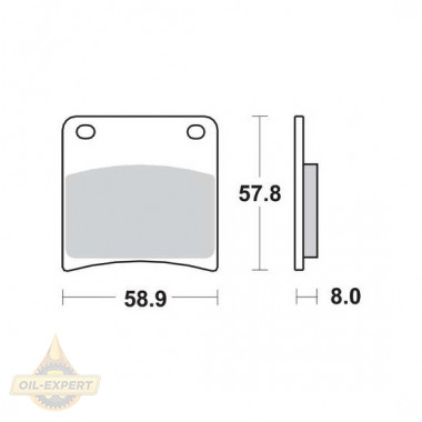 Trw Колодки тормозные мото TRW MCB591SH - Картинка 1