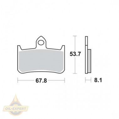 Trw Колодки тормозные мото TRW MCB593SV - Картинка 1