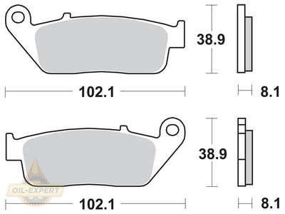 Trw Колодки тормозные мото TRW MCB598 - Картинка 1