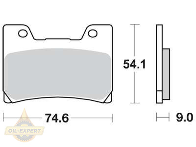 Trw Колодки тормозные мото TRW MCB622SV - Картинка 1