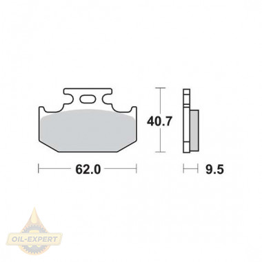 Trw Колодки тормозные мото TRW MCB625SI - Картинка 1