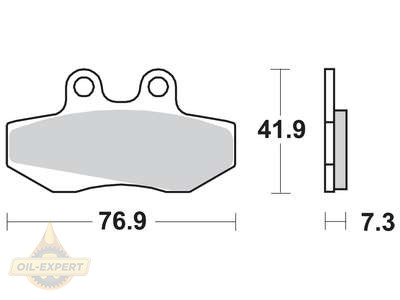 Trw Колодки тормозные мото TRW MCB629 - Картинка 1