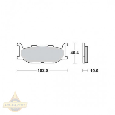 Trw Колодки тормозные мото TRW MCB640SV - Картинка 1